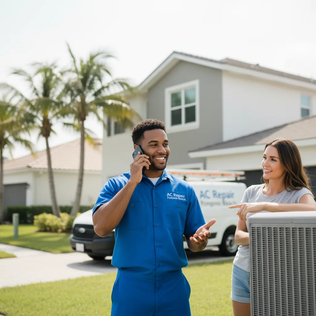 AC Repair Pompano Beach customer support in Marlin